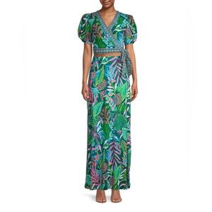 Lilly Pulitzer
Sailynn 2-Piece Jersey Crop Top & Maxi Skirt Set size small